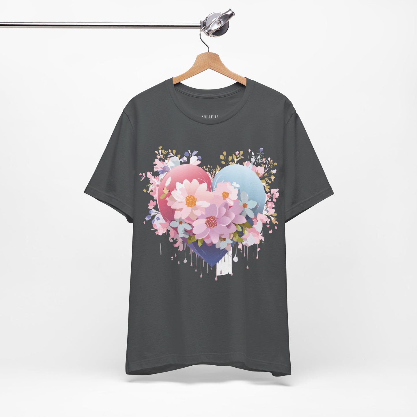 T-Shirt aus natürlicher Baumwolle – Love Story Collection