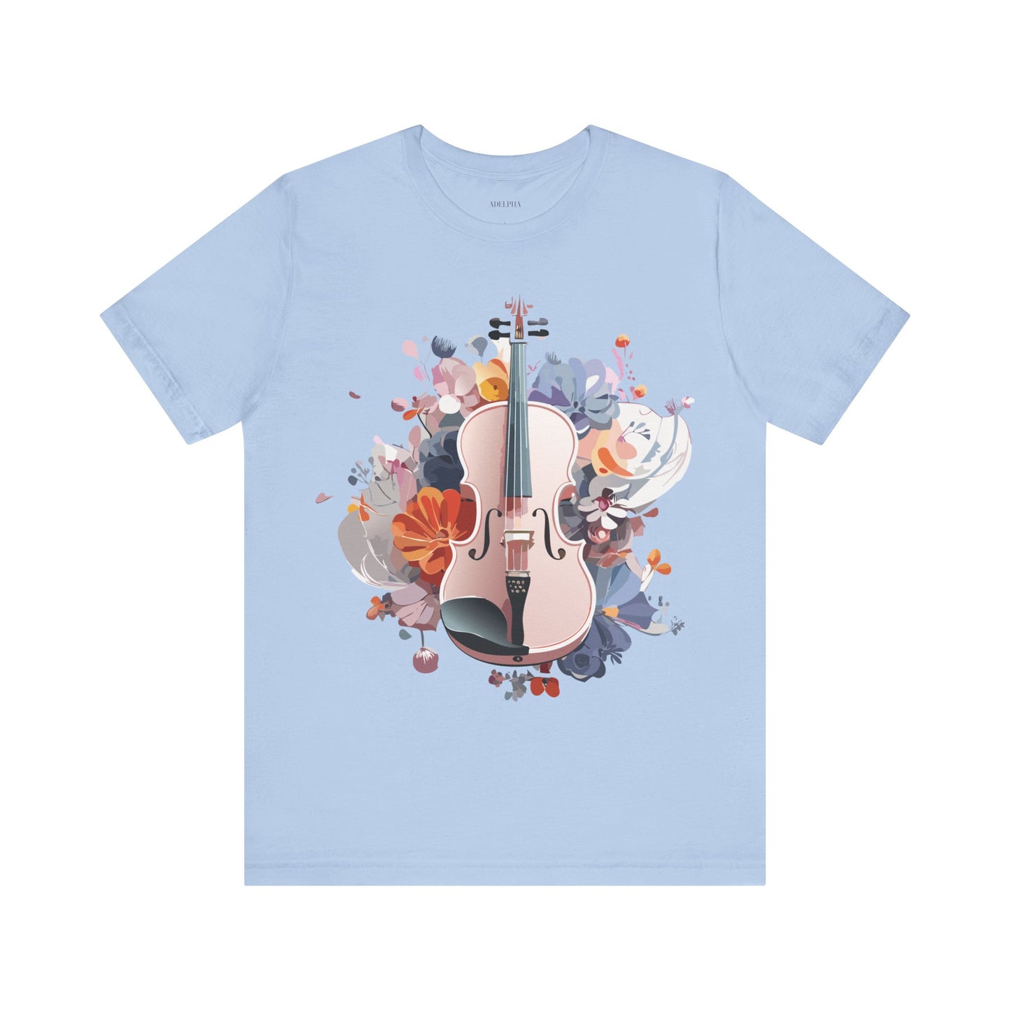 T-Shirt aus natürlicher Baumwolle – Musikkollektion