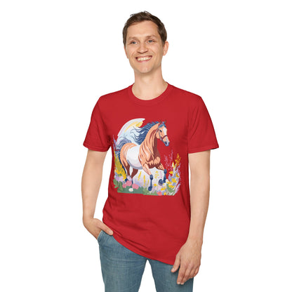 Horse Shirt Unisex Gildan Softstyle Tee 100 Ring Spun Cotton