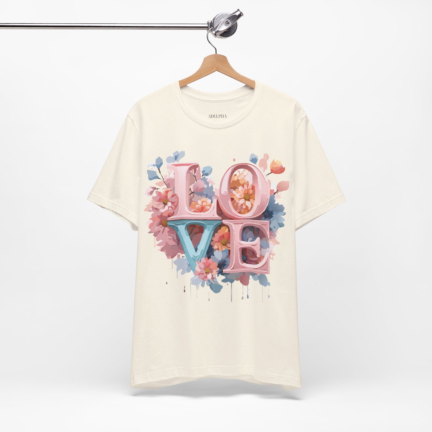 T-shirt en coton naturel - Collection Love story