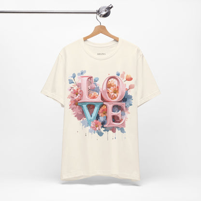 Natural Cotton Tee Shirt - Love story Collection Printify