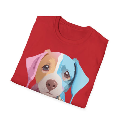 Unisex Dog Shirt Animal Tee Gildan Softstyle 64000 Cotton Tee