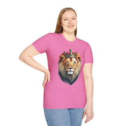 Lion Shirt Unisex Softstyle Tee Gildan 64000 100 Percent Ring Spun Cotton