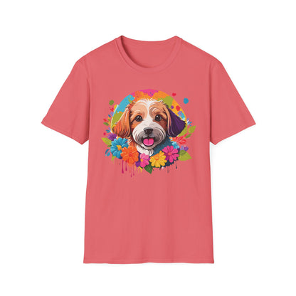 Unisex Dog Shirt Softstyle Cotton Tee Gildan 64000 Animal Tee