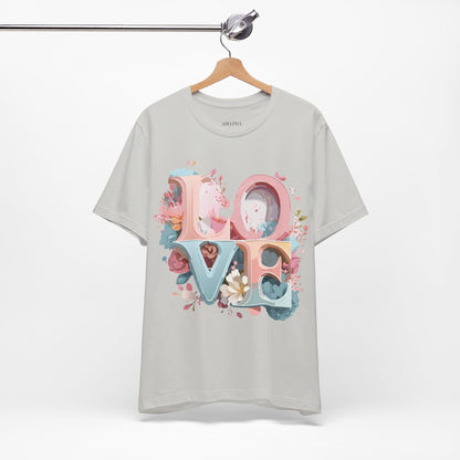 Natural Cotton Tee Shirt - Love story Collection Printify
