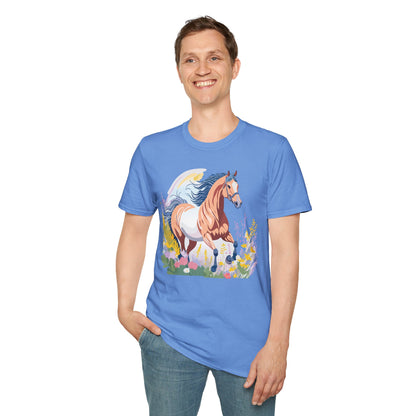 Horse Shirt Unisex Gildan Softstyle Tee 100 Ring Spun Cotton