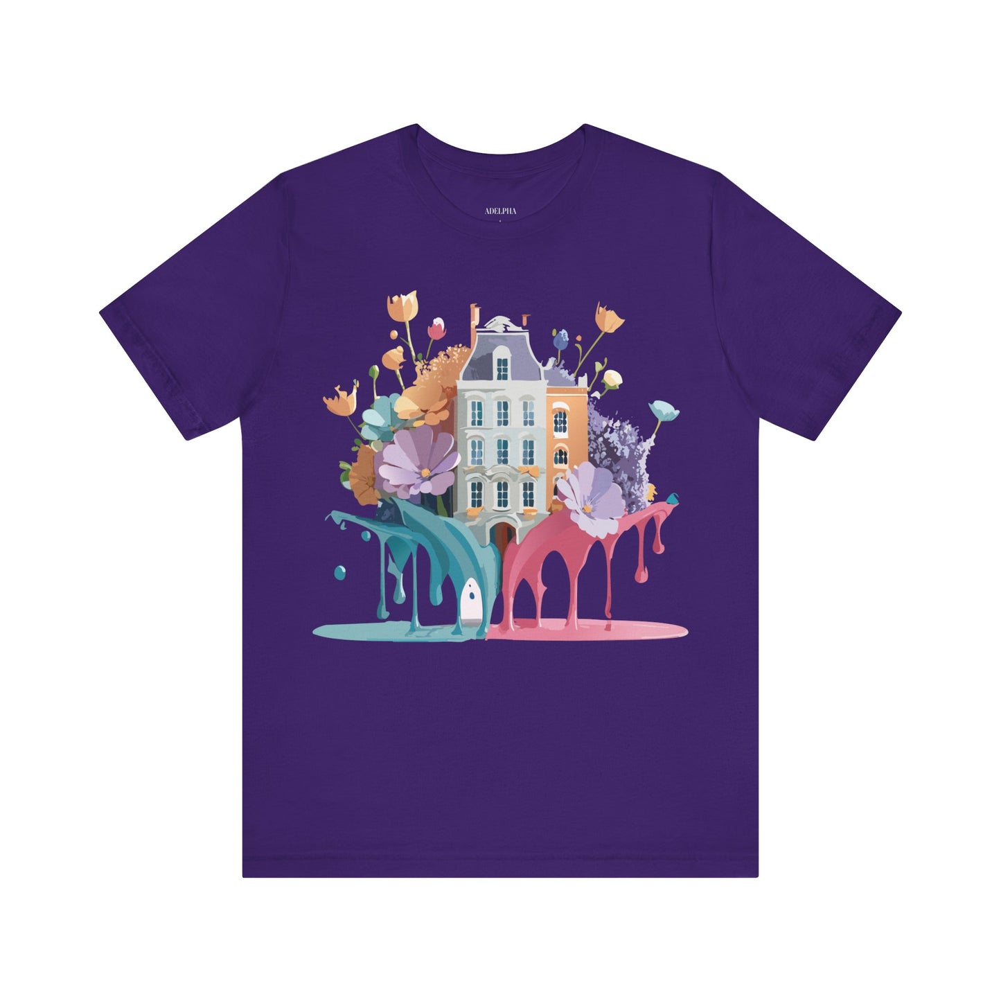 Natural Cotton Tee Shirt - Beautiful Places Collection - Amsterdam