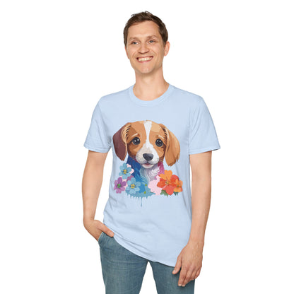 Unisex Dog Shirt Animal Graphic Tee Soft Cotton Gildan 64000