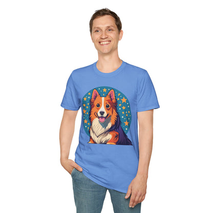 Unisex Dog Shirt Animal Print Tee Gildan Softstyle 64000 Tee