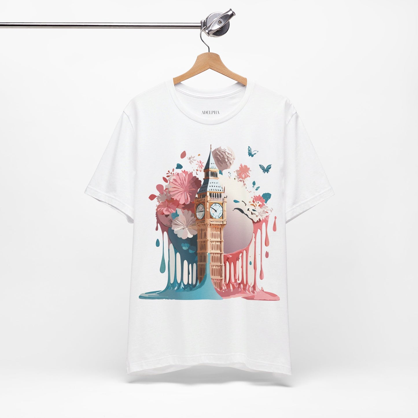 Natural Cotton Tee Shirt - Beautiful Places Collection - London