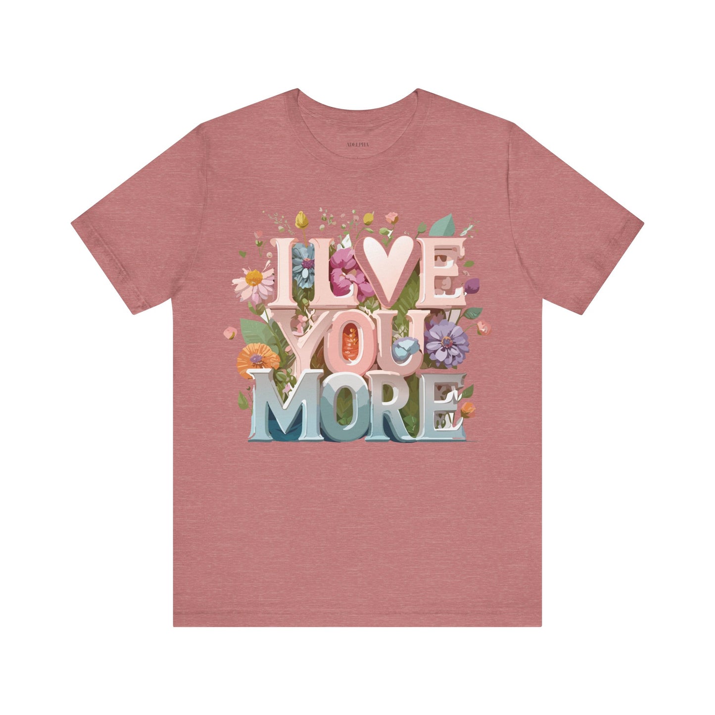 T-shirt en coton naturel - Collection Love story