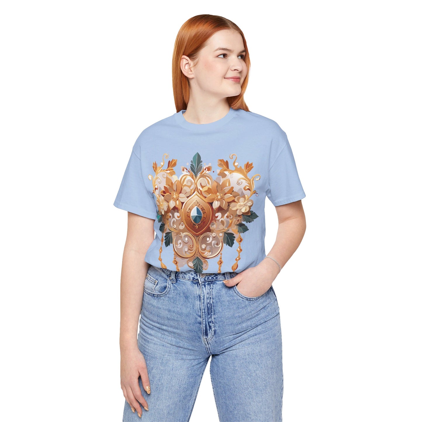 T-Shirt aus natürlicher Baumwolle – Queen Collection