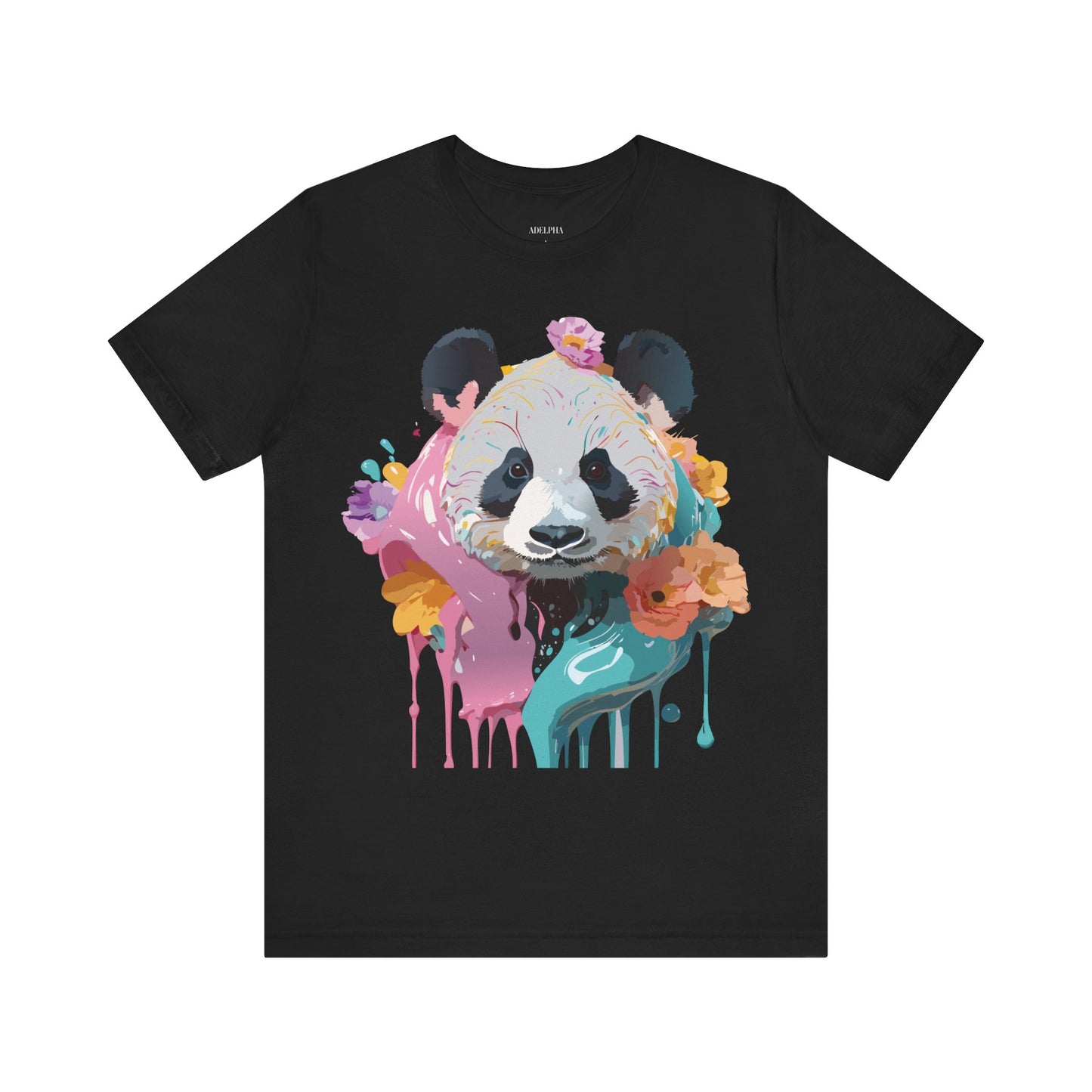 T-shirt en coton naturel avec panda