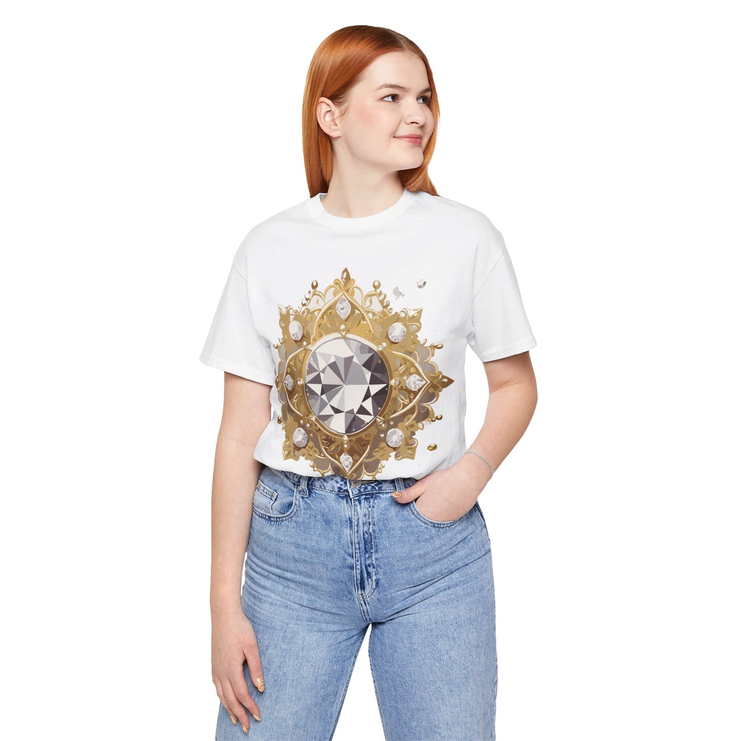 T-Shirt aus natürlicher Baumwolle – Queen Collection