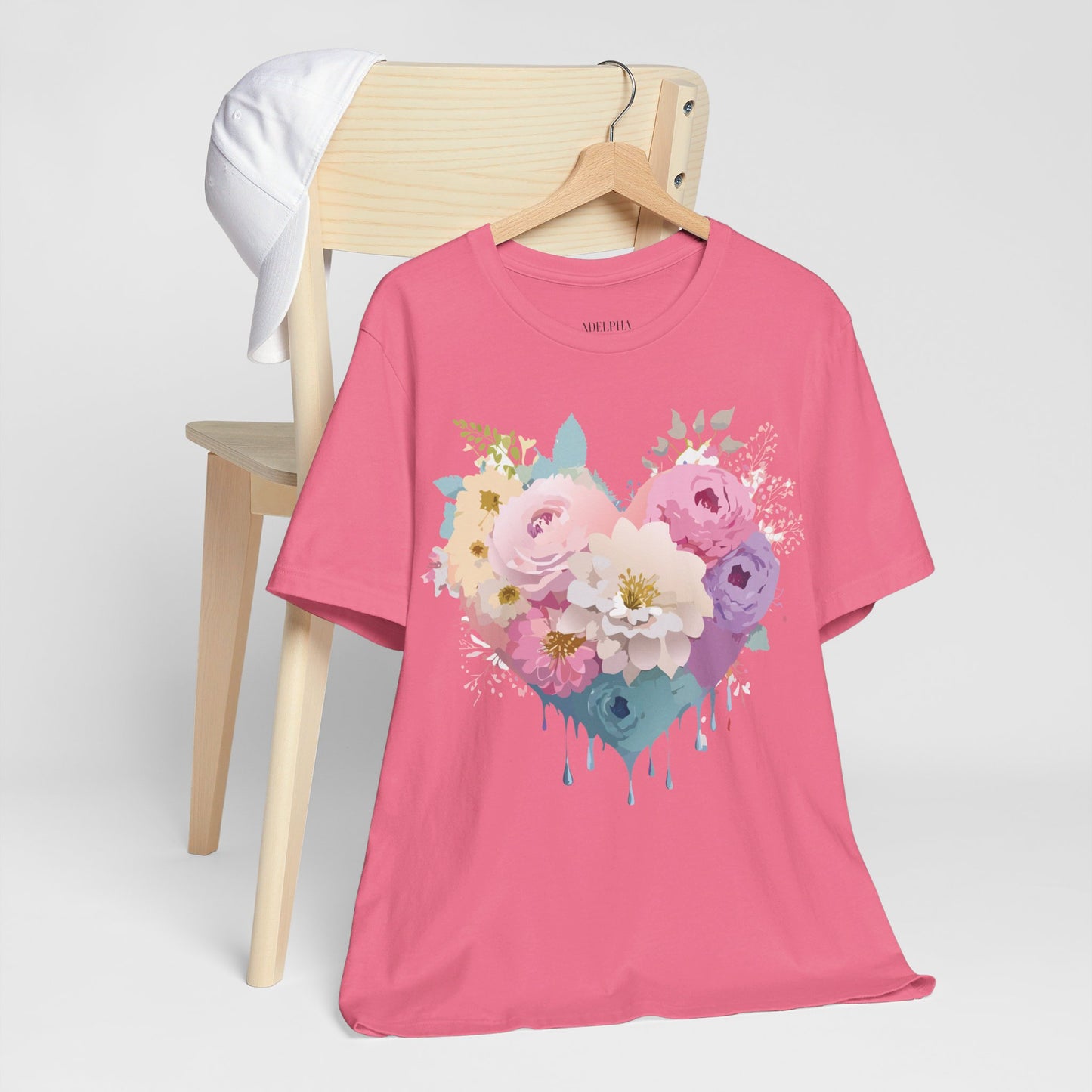 T-Shirt aus natürlicher Baumwolle – Love Story-Kollektion