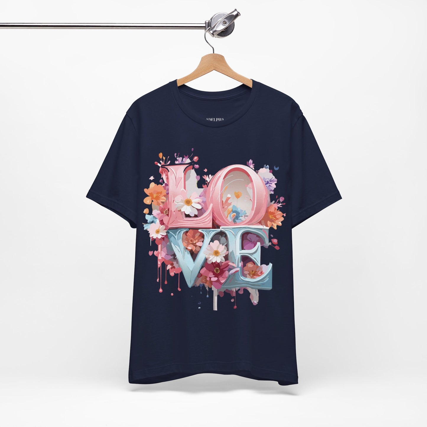 T-Shirt aus natürlicher Baumwolle – Love Story Collection