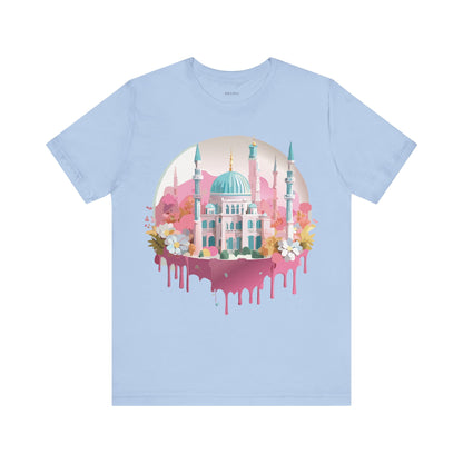 Natural Cotton Tee Shirt - Istanbul, Turkey Printify
