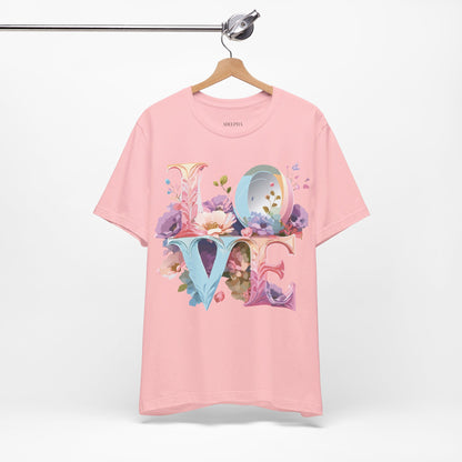 Natural Cotton Tee Shirt - Love story Collection Printify