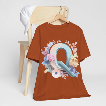 Letter Shirt, Letter Q Shirt - ADELPHA
