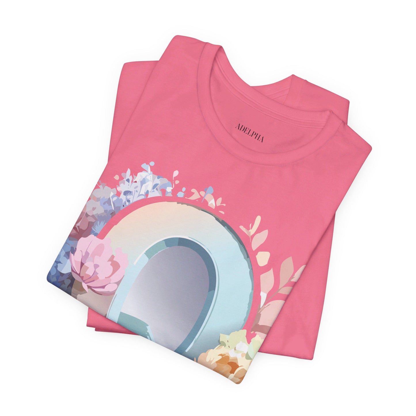 T-shirt en coton naturel - Collection Lettres - Q