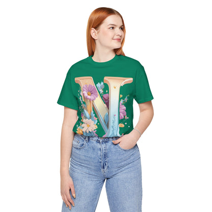 Letter Shirt, Letter N Shirt - ADELPHA