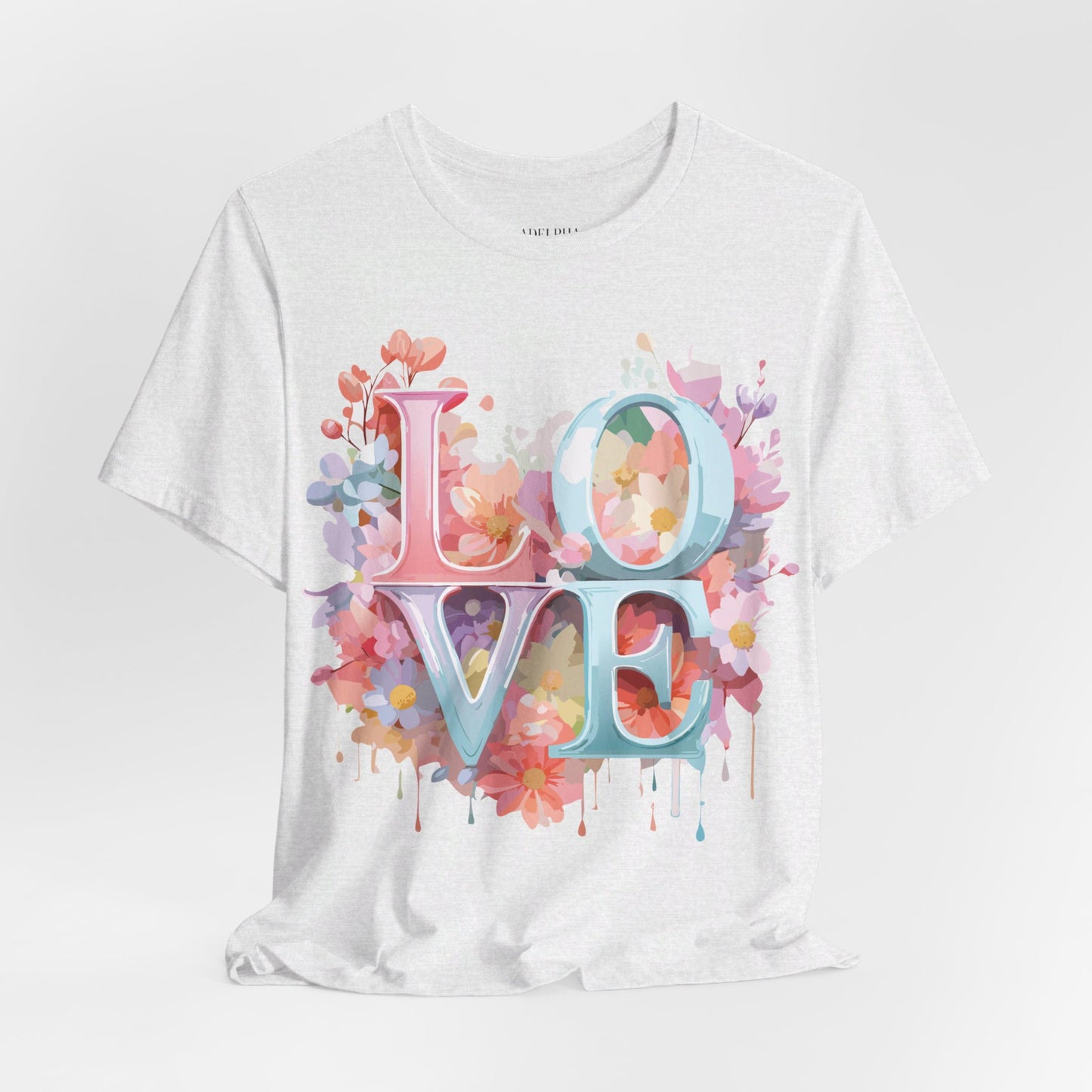 T-Shirt aus natürlicher Baumwolle – Love Story-Kollektion