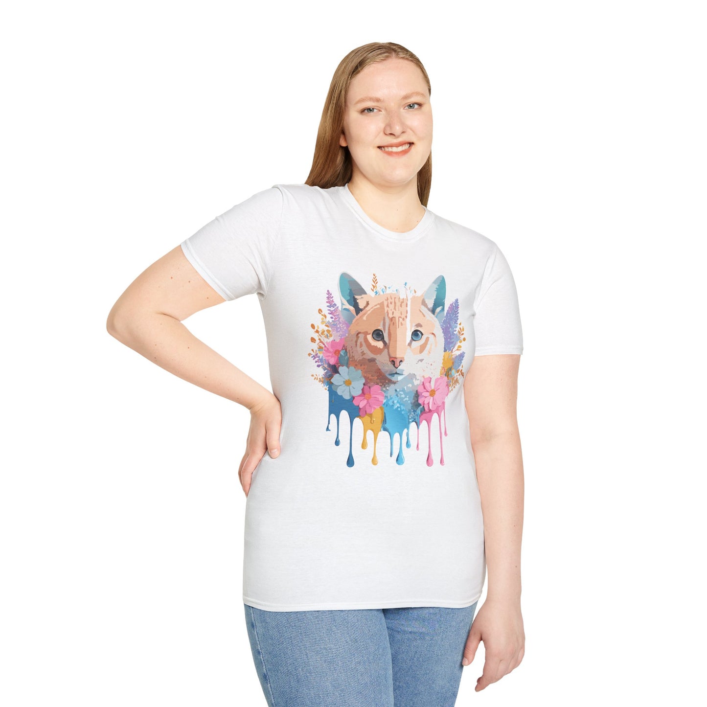 Cat Shirt, Shirt with Cat, Cats Tee, Kitten Tee