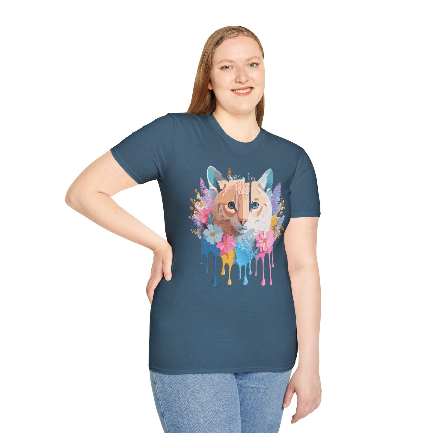 Cat Shirt, Shirt with Cat, Cats Tee, Kitten Tee