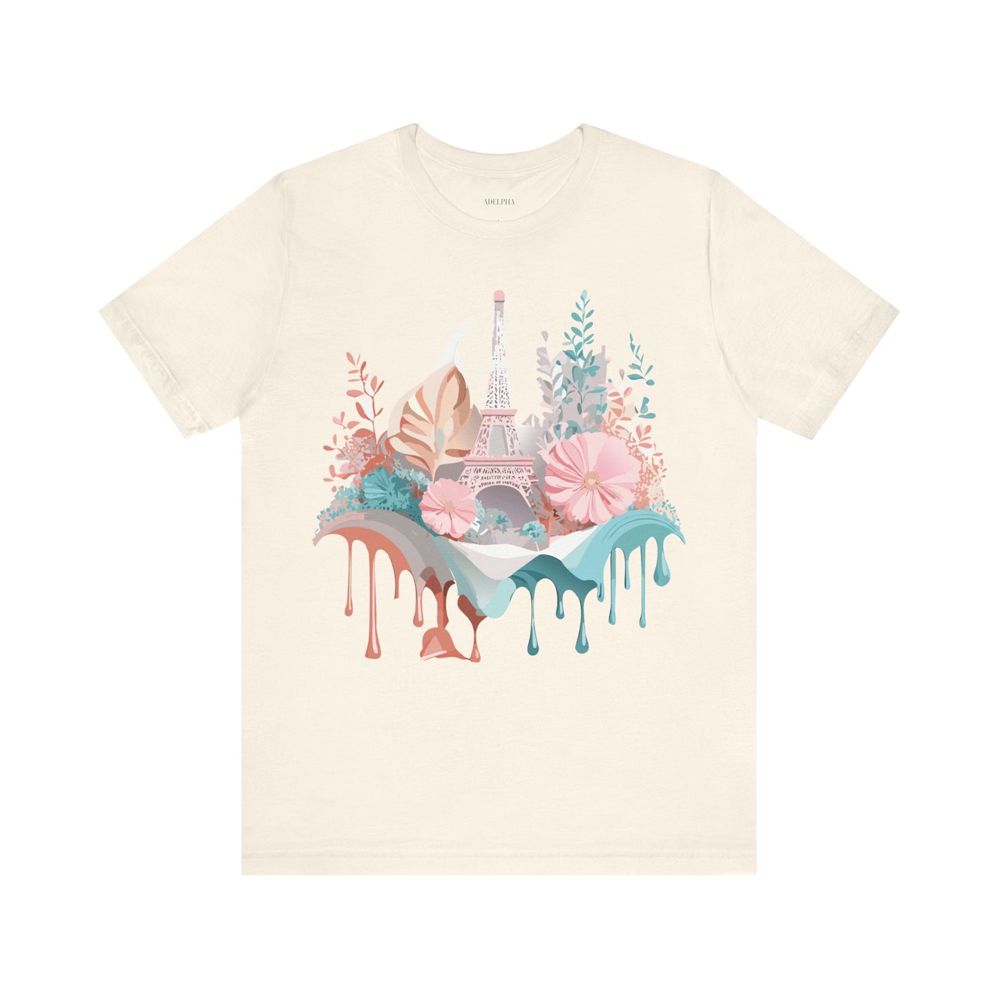 Natural Cotton Tee Shirt - Beautiful Places Collection - Paris