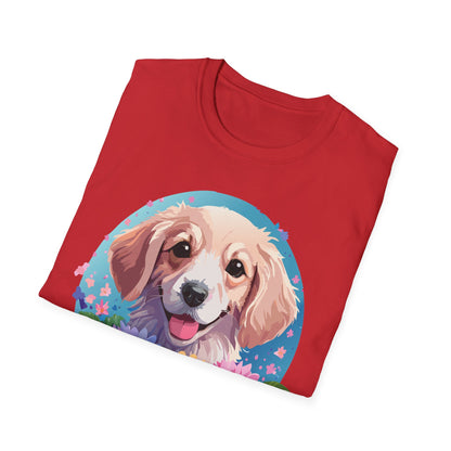 Unisex Dog Shirt Animal Tee Gildan Softstyle 64000 100 Percent Cotton