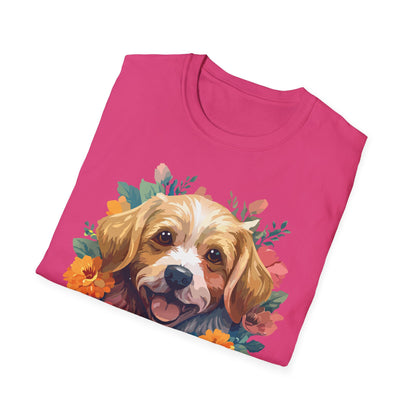 Dog Shirt Unisex Animal Tee Softstyle 64000 Gildan Cotton Tee