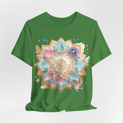 Natural Cotton Tee Shirt - Medallion Collection Printify