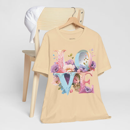 Natural Cotton Tee Shirt - Love story Collection Printify
