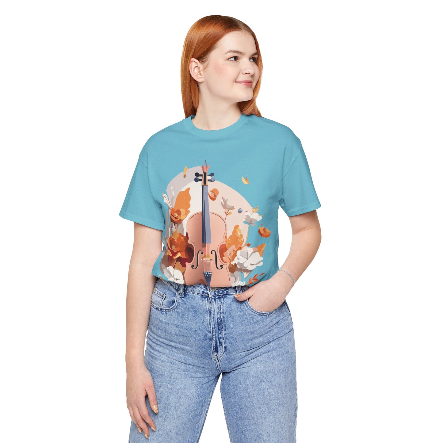 T-shirt en coton naturel - Collection Musique