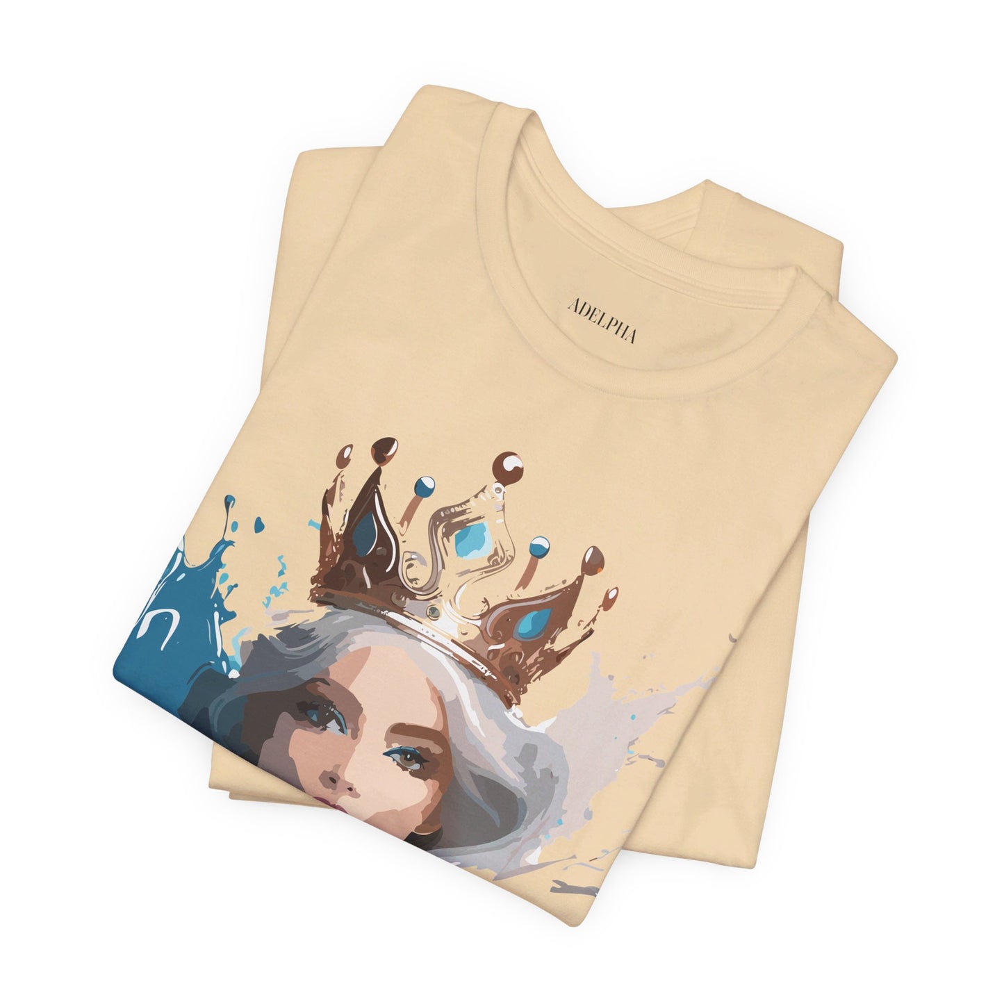 T-Shirt aus natürlicher Baumwolle – Queen Collection