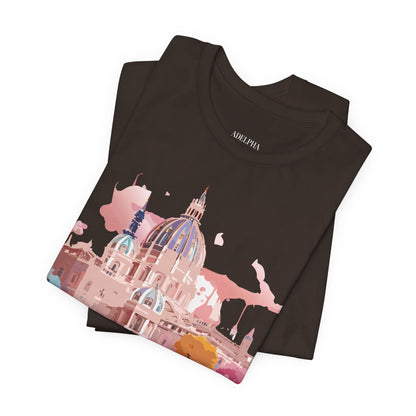 Natural Cotton Tee Shirt - Beautiful Places Collection - Vienna Printify