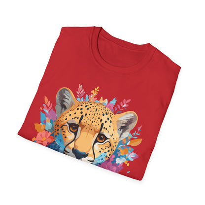 Cheetah Print Shirt Unisex Softstyle Tee Gildan 64000 Premium Comfort