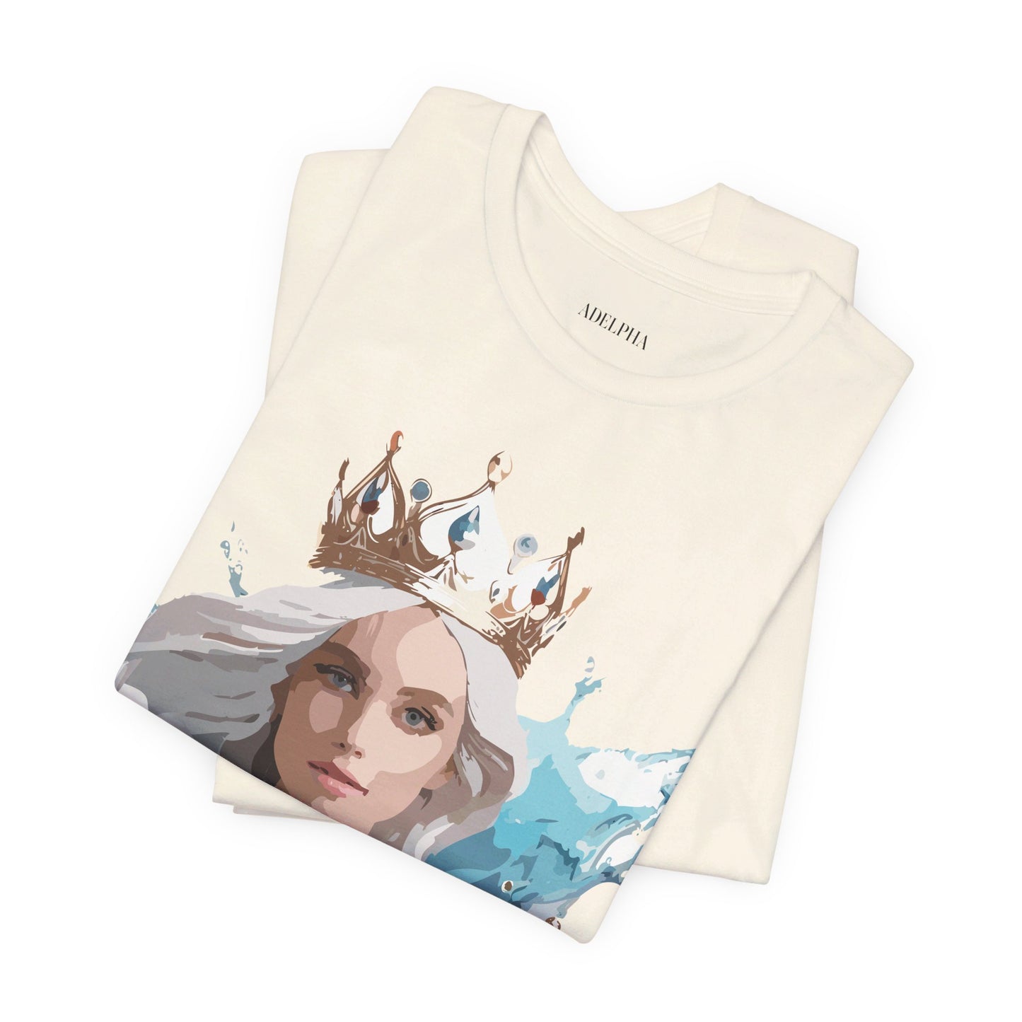 T-shirt en coton naturel - Collection Queen