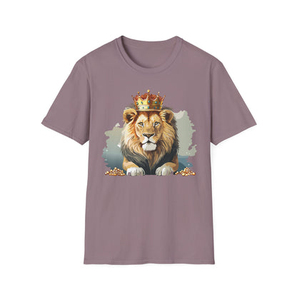 Lion Shirt Unisex Animal Tee Gildan Softstyle 64000 Comfort Fit