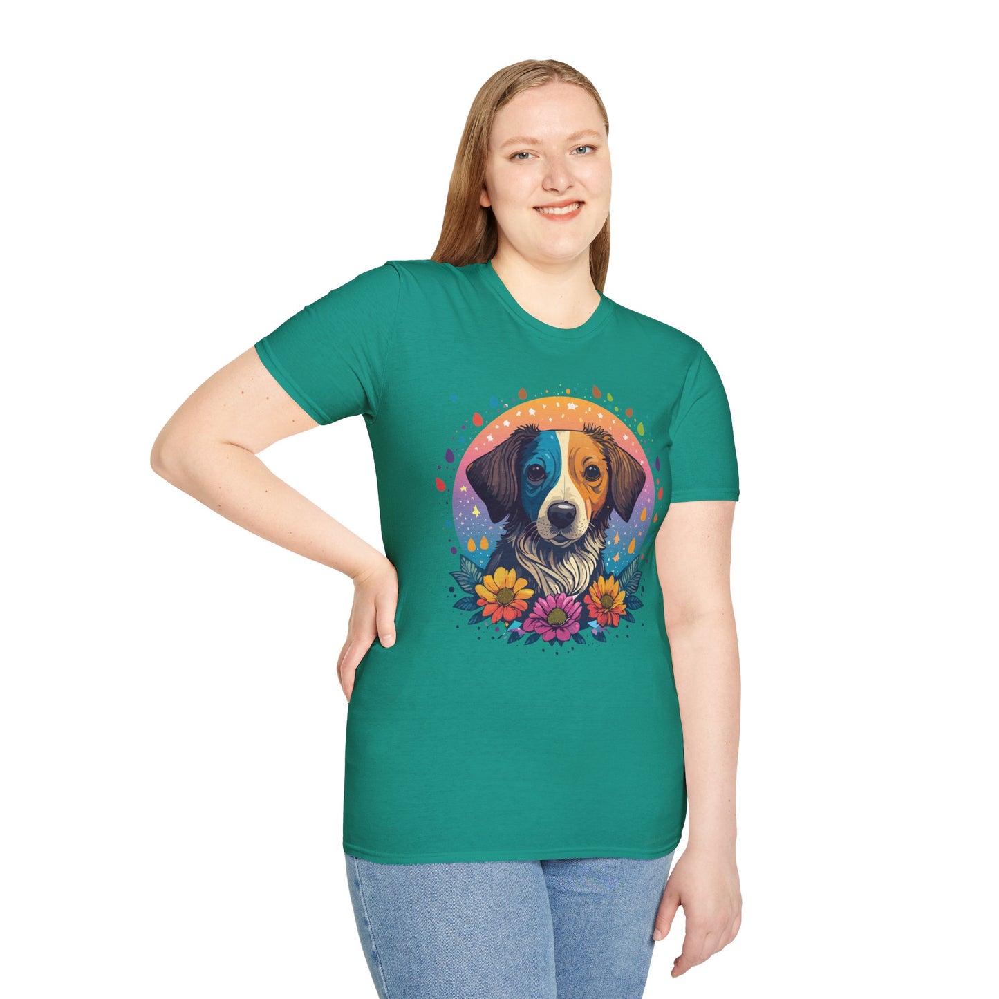 Dog Shirt, Shirt with Dog, Animal Tee, Shirt with Animals