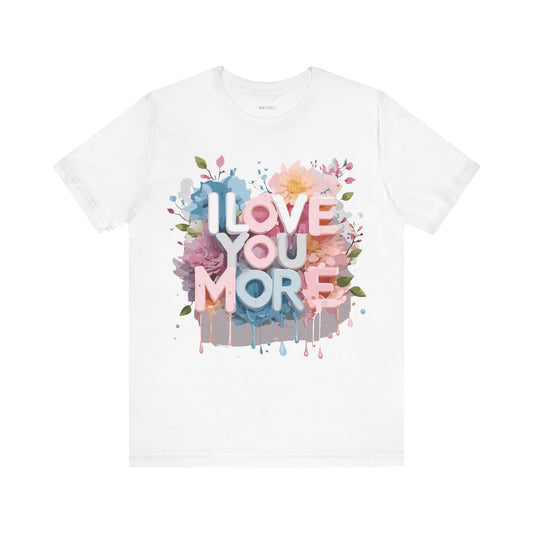 T-Shirt aus natürlicher Baumwolle – Love Story-Kollektion