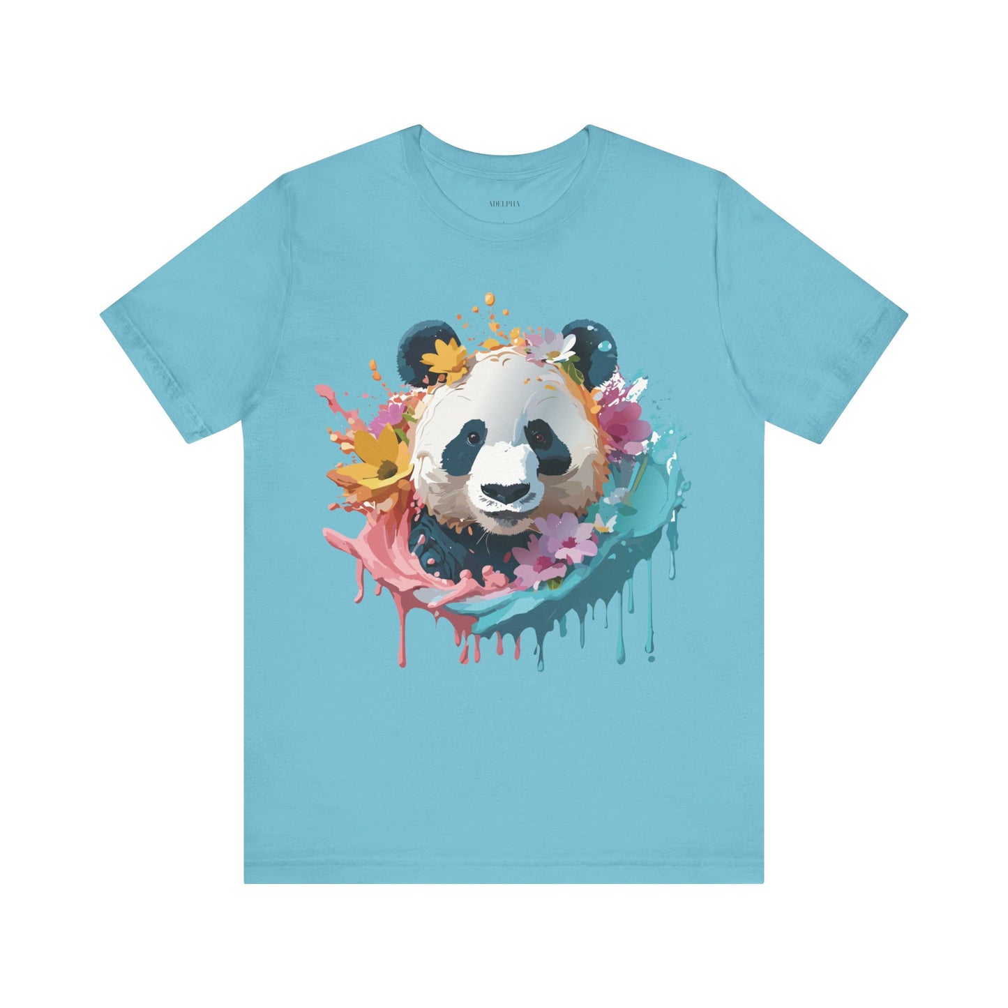 T-shirt en coton naturel avec panda