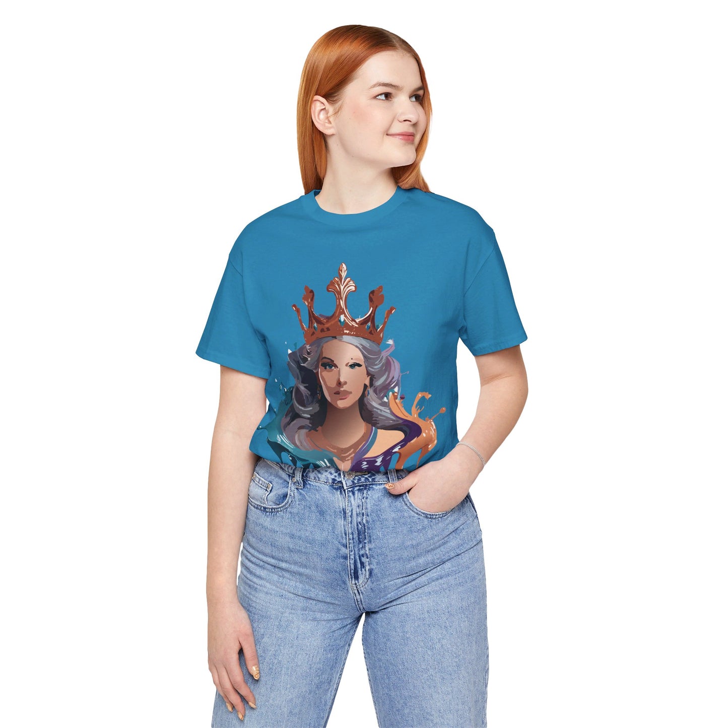 Natural Cotton Tee Shirt - Queen Collection