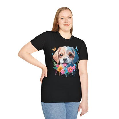 Dog Shirt Unisex Softstyle Tee Gildan 64000 100 Percent Ring Spun Cotton