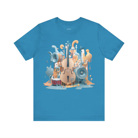 Natural Cotton Tee Shirt - Music Collection