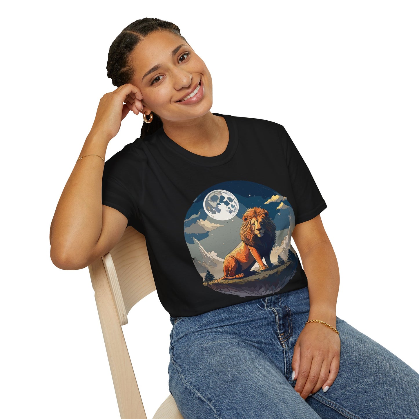 Lion Shirt, Shirt with Lion, Animal Tee, Shirt with Animals