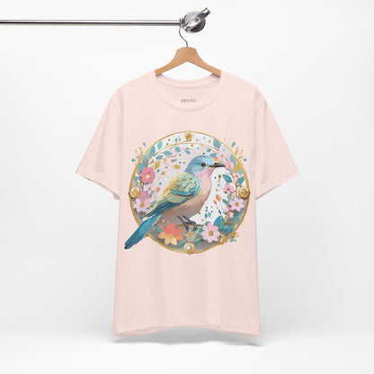 Natural Cotton Tee Shirt - Medallion Collection Printify