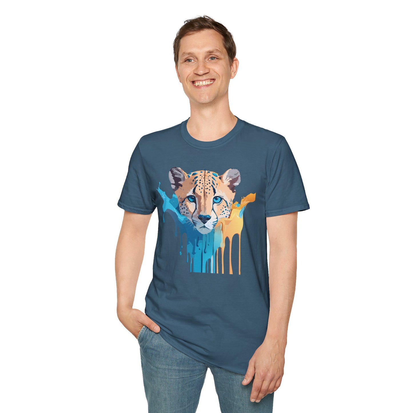 Cheetah Shirt, Shirt with Cheetah, Cheetah Tee, Shirt with Animals