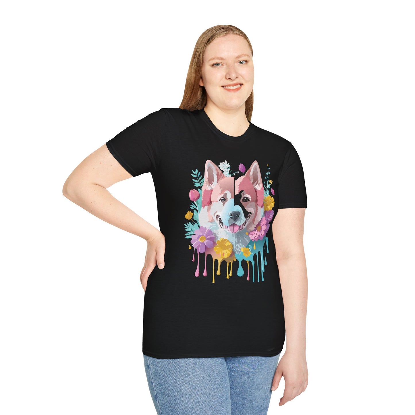 Dog Shirt, Shirt with Dog, Animal Tee, Shirt with Animals