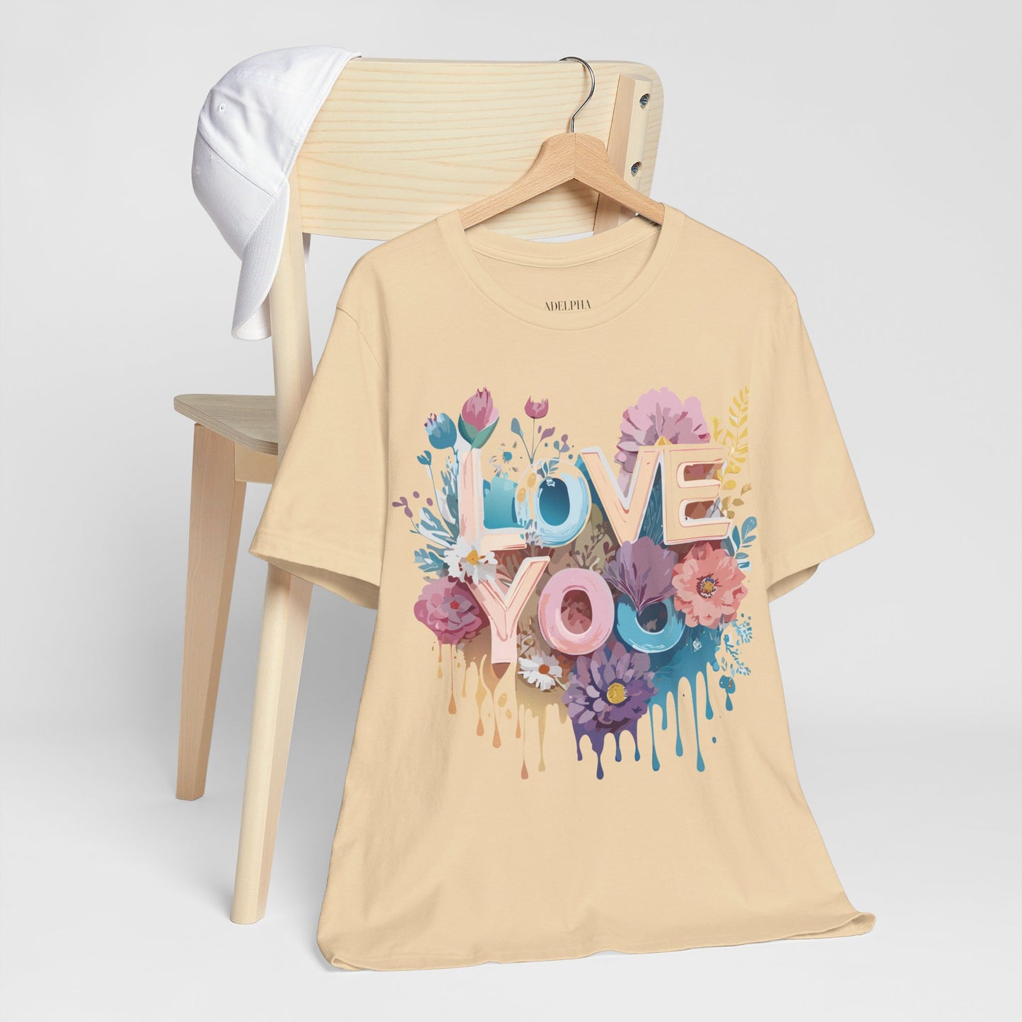 Natural Cotton Tee Shirt - Love story Collection